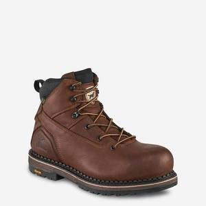 NEW IRISH SETTER BOOTS men's edgerton 6-inch waterproof leather safety toe boot